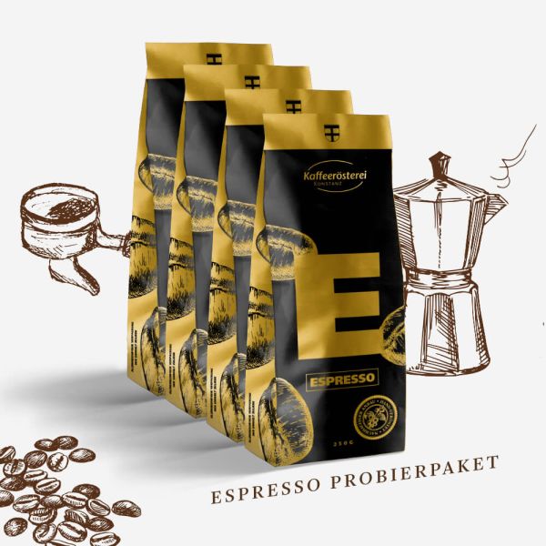 Espresso Probierpaket 4x250g