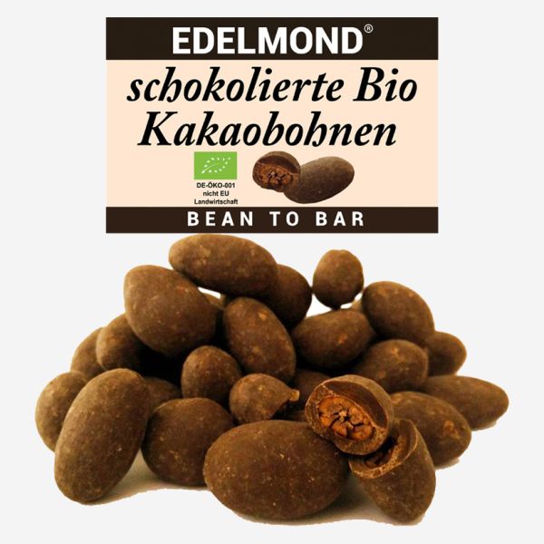 schokolierte Kakaobohnen -Kaffeerösterei Konstanz-