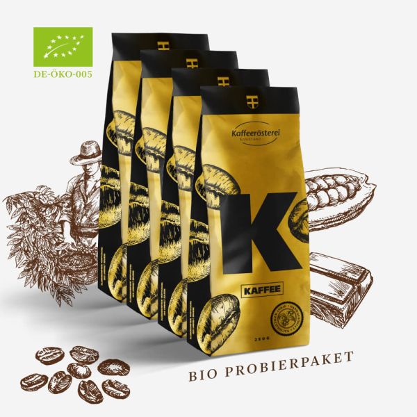 BIO - Kaffee Probierpaket 4x250g